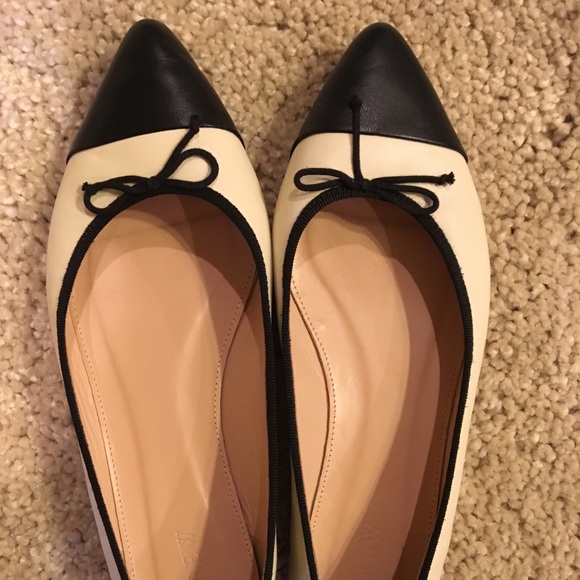 J Crew Gemma Cap-Toe Flats - Picture 2 of 5